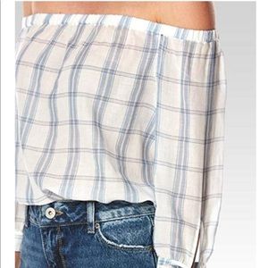 Paige Antonio Top: White/Pale Mauve